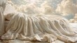 Soft, Cozy Blankets enveloping Mystical Experiences and Union with God, comfort meets the divine in soft background