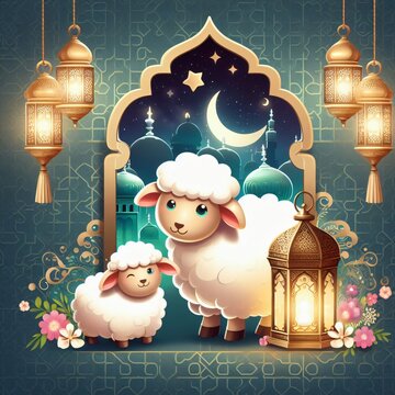 Eid ul Adha Background design for social media