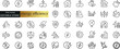 © Ayoub - Line icons about energy efficiency and saving. Sustainable development. Thin line icon set. Symbol collection in transparent background. Editable vector stroke. 512x512 Pixel Perfect