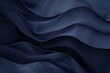 Abstract dark blue background with waves of fabric