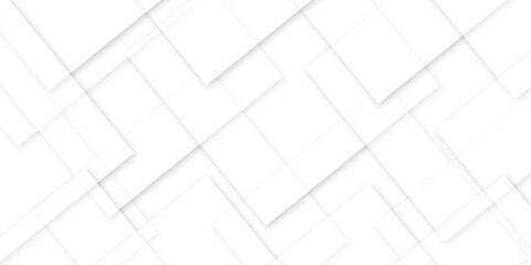 Poster - Abstract modern white and gray pattern geometric luxury gradient line background random square shape design. 3d shadow effects, modern design template background. layered geometric triangle shapes.
