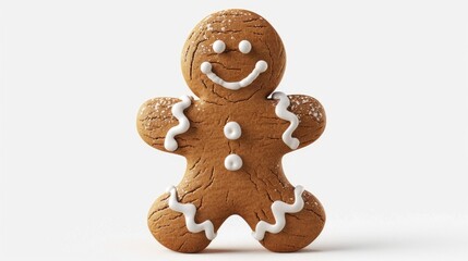 Canvas Print - A close-up image of a ginger man on a white background. Suitable for various design projects