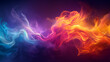 Vivid colorful of the flame smoke background.
