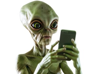 Poster - Close up of a person holding a cell phone, great for technology concepts