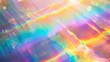 Abstract background with holographic rainbow flare. Blurred rainbow light refraction texture overlay effect for photo