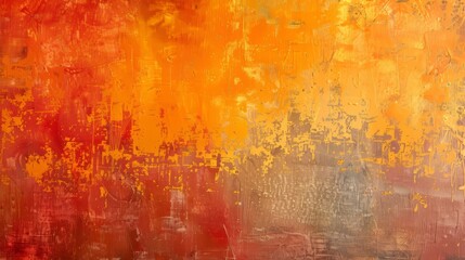 Wall Mural - A textured backdrop with tones of orange, red orange, and yellow orange, adding depth and richness to designs