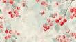 © ArtStage - Delicate cherry motif on a subtle pastel backdrop   AI generated illustration