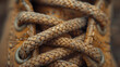 Close-up of a textured rope knot.