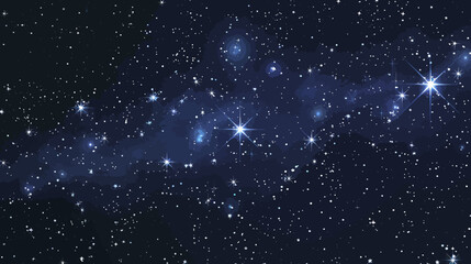 Wall Mural - a group of stars that are in the sky