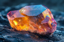 A Multifaceted Gemstone, Shimmering With A Kaleidoscope Of Colors And Reflections. Concept Of Diversity In Natural Beauty And Geological Formations. Generative Ai.