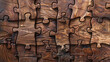 Seamless Symmetry: The Puzzle of Wood Texture. Generative AI
