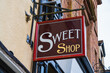 © Richard O'Donoghue - Sign board for a sweet shop, Hanging sign outside a candy store