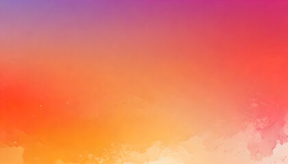Wall Mural - Rough gradient splash texture in sunrise colors background