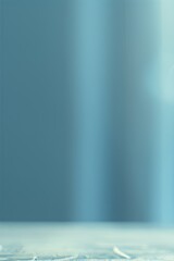 Wall Mural - blue  background with gradient waves. Copy spase