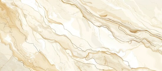 Poster - Detailed close-up of a marble surface displaying an elaborate and large-scale pattern