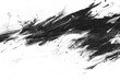 Dynamic brush strokes creating chaos on transparent background.