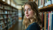 © ImageHeaven - Female Librarian in Quiet Library