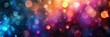 © Tetyana - Blurred multicolor bokeh lights banner