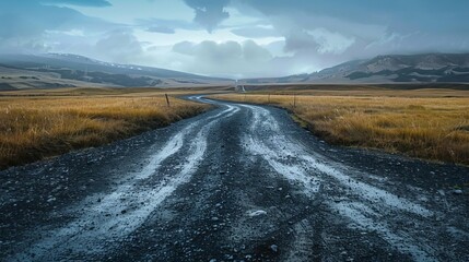 fork in the road symbolizing lifes choices opportunities and transitions conceptual photography