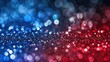 Abstract patriotic red white and blue glitter sparkle background for voting, memorials, labor day and elections