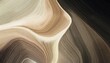 graphic design background with modern soft curvy waves background design with light tan dim tan and dark tan color