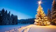 winter background christmas nature