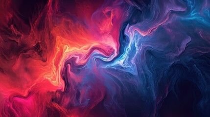 Poster - Background or screensaver from naturalistic abstraction. AI generative.