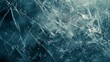 Close-up view of broken ice texture on a frozen surface. Winter and cold concept with copy space. Abstract natural pattern of cracked ice.