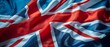 UK Flag: Elegant Minimalist Symphony in Red, White & Blue. Concept United Kingdom, Flag, Minimalist, Red White Blue, Elegant