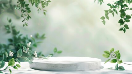 background podium product platform for nature beauty cosmetic stage scene. abstract rock podium pede
