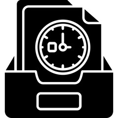 Poster - Clock Icon