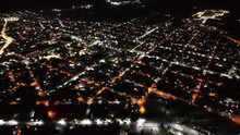 Nova Zagora Bulgaria Europe Night Drone Panorama View