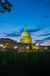 Washington DC, Capitol building. Supreme Court, Washington monument. USA Congress in Washington D. C. Grand Capitol hosts legislative decisions. Center of Washington D.C.