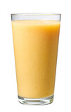 Fototapeta  - glass of fresh yellow smoothie