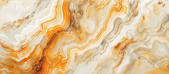 Poster - Detailed view of a large, elaborate design on a marble slab, showcasing a striking pattern