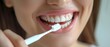 Radiant Smile: Daily Brushing for Healthy Teeth. Concept Dental Health, Oral Hygiene, Brushing Techniques, Preventive Care, Healthy Smile
