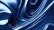 Liquid dark blue color abstract background metallic aluminum foil 