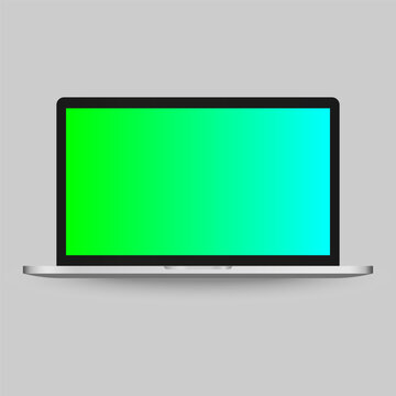 Laptop with Modern Technology Communication royalty-free vector art Pattern