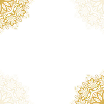 Luxury mandala background with golden arabesque pattern Arabic Islamic east style