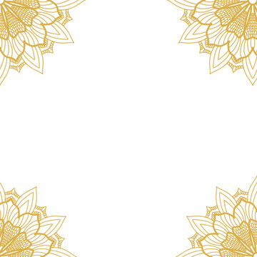Luxury mandala background with golden arabesque pattern Arabic Islamic east style