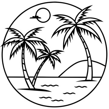          Summer vibes vector illustration.

