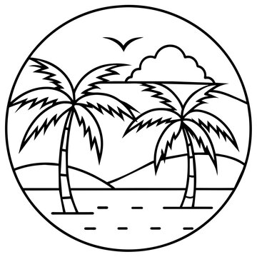          Summer vibes vector illustration.
