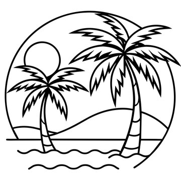          Summer vibes vector illustration.
