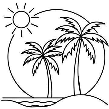          Summer vibes vector illustration.
