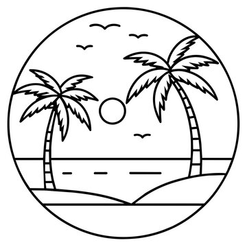         Summer vibes vector illustration.

