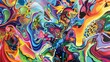 Bring to life Worms-eye view Exploring lifes journey using vibrant acrylic colors on canvas Capture surreal dance leadership with intricate brushstrokes and dreamlike compositions