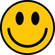 © David - happy emoticon vector. sign, symbol, face