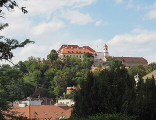 Wall Mural - Spielberg castle in Brno