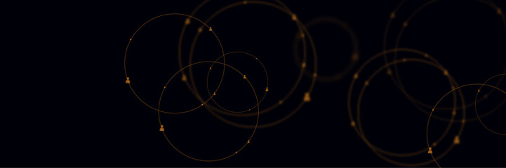 Poster - vectors Connecting people. Social network concept. Bright background.