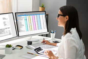 Poster - Online Taxes And Invoice Using Computer